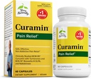 Terry naturligt Curamin - Curcumin supplement til cirkulation & Endorphin Support - Støtte til lejlighedsvis ubehag - Aids Sunde Muskler - 60 Kapsler