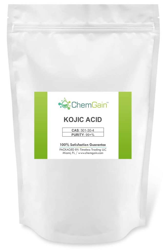 Kojisyrepulver - 250 g (8, 8 oz) Bulk Pack - Ultra Pure - CAS 501- 30-4