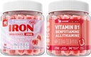 Vegansk jerngummier + vitamin B1 Gummier