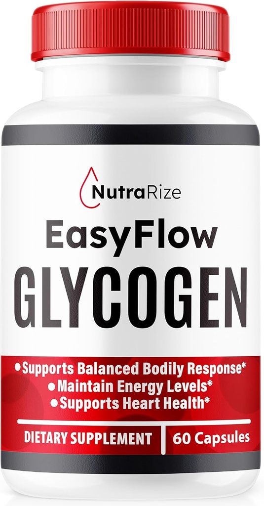 NutraRize Easy Flow Glycogen, EasyFlow Glycogen Support Kapsler, Easy Flow Glyco Optimizer, Officiel EasyFlow Glyco Optimizer Caps, Easy Flow Detox Rense, Easy Flow Glycol (60 Kapsler)