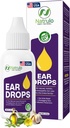 Natural Ear Drops for Ear Infektion - Homøopatiske Eardrops for voksne, Børn, Baby, & Kæledyr - Relieves Ear Aches, Swimmer 's Ear, & Loosens Wax - Kids Safe Ear Health Made in USA
