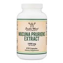 Mucuuna Pruriens Extract Capsules - Dopamin Boosting Supplement - 210 Tæl, 1.000mg Per Serving, 20% (fra Velvet Bean) (for Mood and Motivation Support) Tredjeparts testet af Double Wood