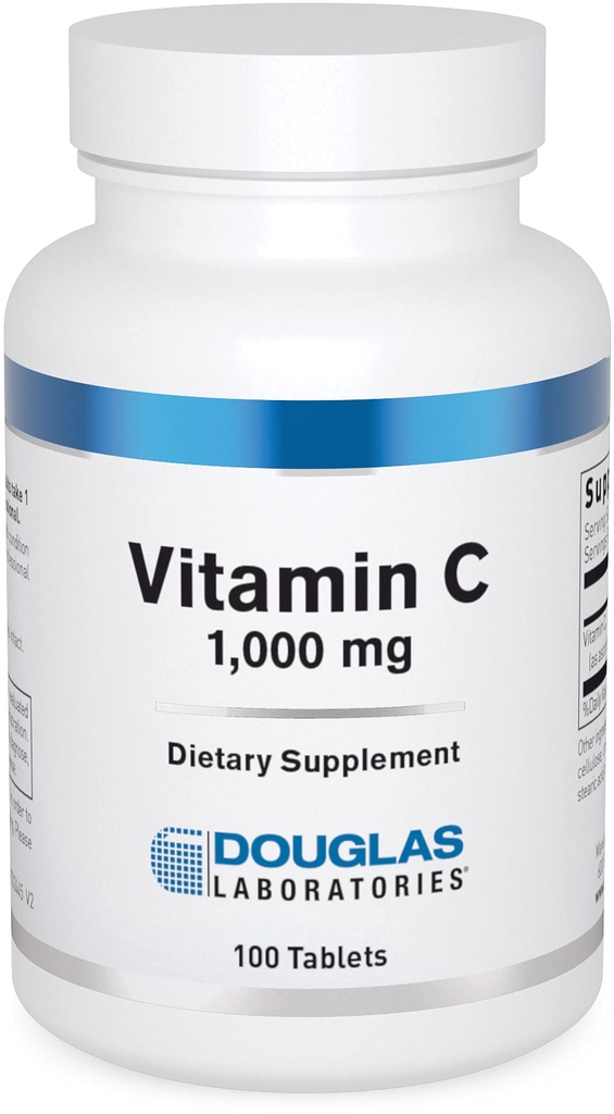 Douglas Laboratories Vitamin C 124; Vandopløselig antioxidant supplement til støtte immunfunktion og Normal Sår Healing *