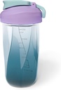 protein shaker flaske Holdes op til 20oz, Ingen blending Ball eller Whisk, BPA gratis, Portable Pre Workout Whey Protein Drink Cup, Blender shaker flaske til at blande cocktails smoothies Shakes (blå)