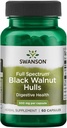 Swanson Black Walnut Hulls 500 milligram 60 kapsler