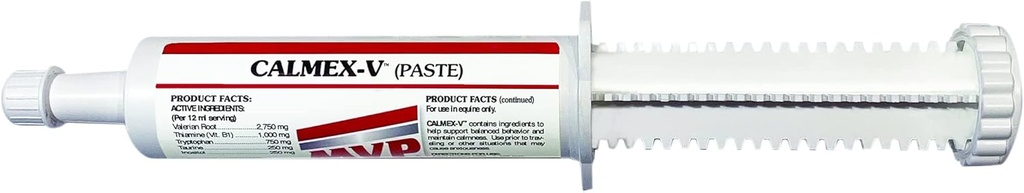 Calmex- V Paste (6- Pack) til afbalanceret adfærd i heste.