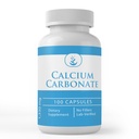 Pure Original Ingredienser Calciumcarbonat, (100 kapsler) Altid ren, ingen tilsætningsstoffer eller fyldstoffer, Lab Verified