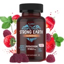 Yumvs Kalium Supplement Gummies - Strawberry Flavor - 99 mg (som kaliumcitrat) per servering - Understøtter elektrolytbalance - Vegetarisk Kosher Halal Gluten Gratis Pure Kalium Gummies (60 Greve)