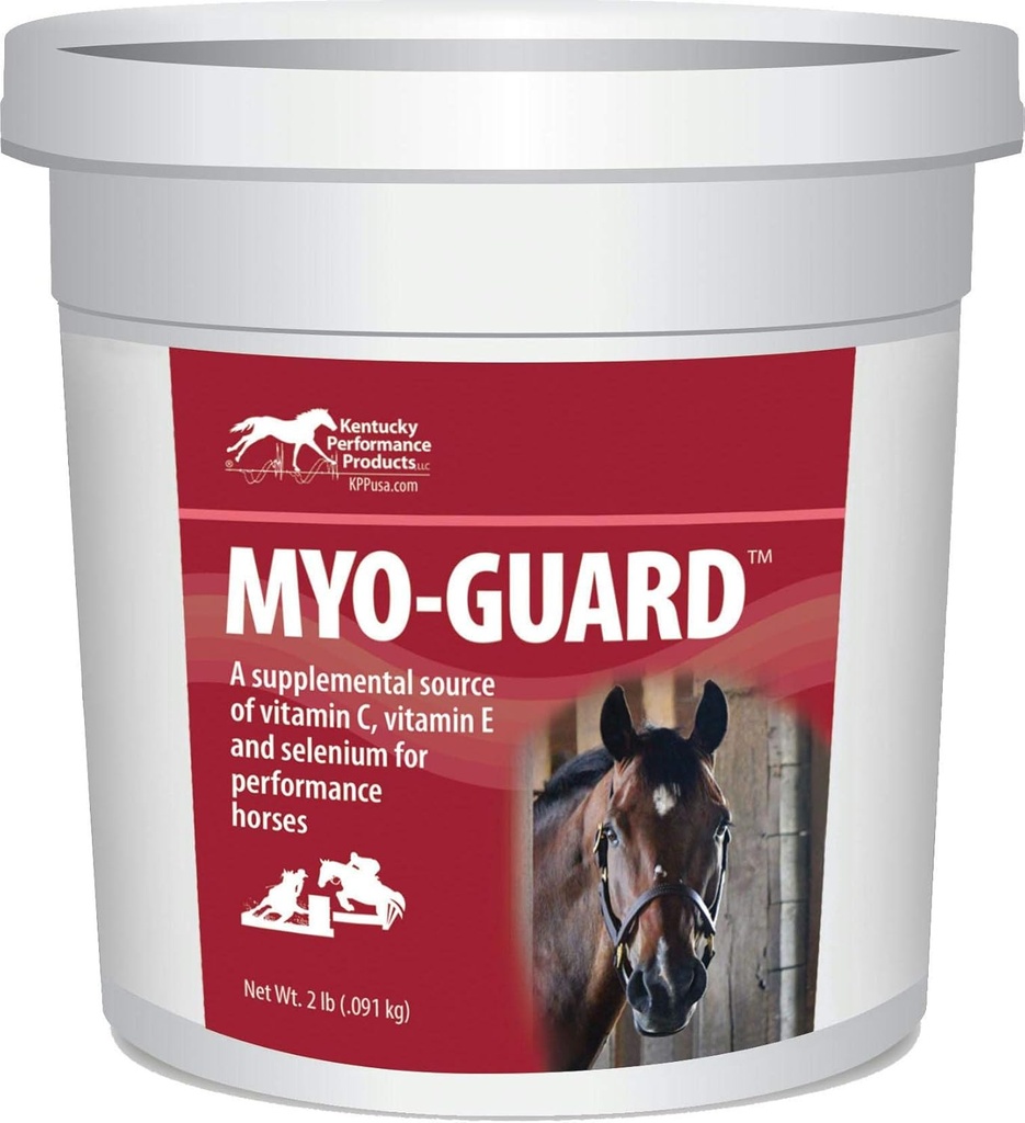 Kentucky Performance Products Myo-Guard, 2 Pounds, Daglig Antioxidant Støtte til at reducere muskelømhed i Performance Heste