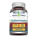 Amazing Formulas Cholin & Inositol 500 Mg Supplement Note 124; Kapsler Note 124; Non- GMO