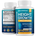 Vækstkapsler til Grow Taller - Højde Vækstmaximizer med Calcium til Knoglestyrke, Lavet i USA, Natural Get Taller supplement til at øge Knoglevækst voksne, Teens & Kids, Fri for Væksthormon