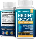 Vækstkapsler til Grow Taller - Højde Vækstmaximizer med Calcium til Knoglestyrke, Lavet i USA, Natural Get Taller supplement til at øge Knoglevækst voksne, Teens & Kids, Fri for Væksthormon