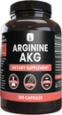 PURE ORIGINALSKE INGREDIENSER Arginin AAKG (365 kapsler) Ingen Magnesium eller Rice Fillers, Altid Pure, Lab Verified