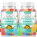 softbear Kalium Citrate Gummies, High Potency Kalium Citrate 1000mg Understøtter Leg Cramp & Muscle Health Kalium Gummies for voksne & Børn blandet frugt flavor 120 Tæl
