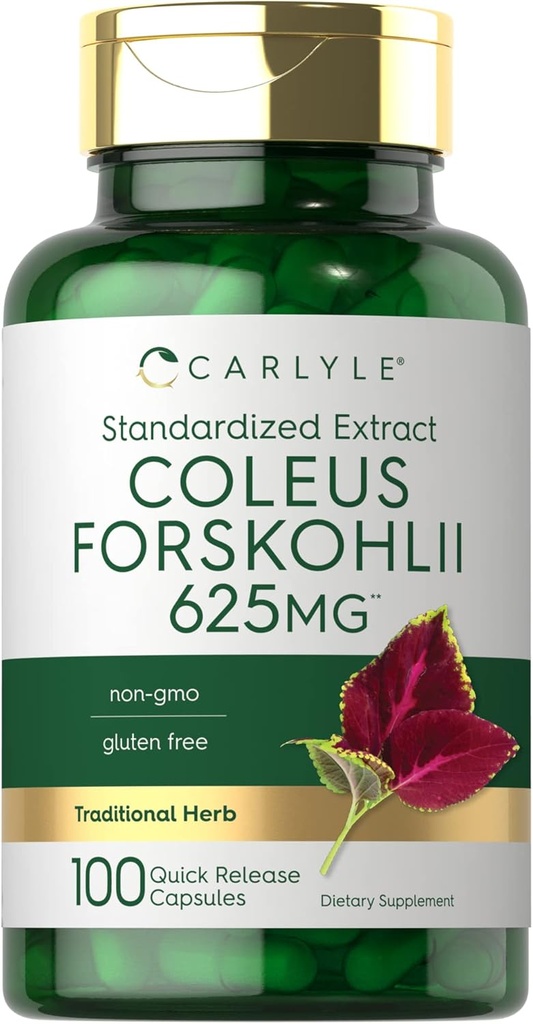 Carlyle Coleus Forskohlii Capsules Name 124; 625mg