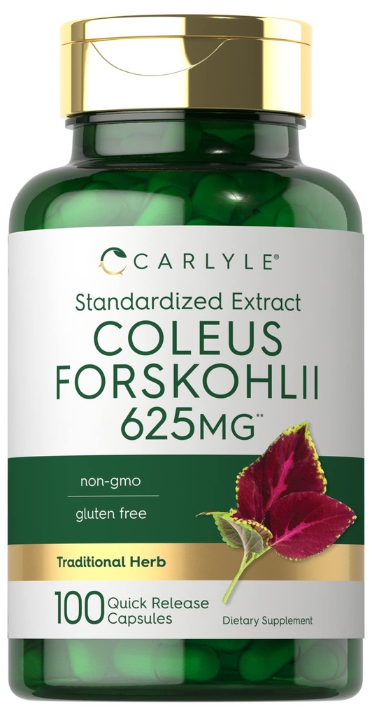 Carlyle Coleus Forskohlii Capsules Name 124; 625mg