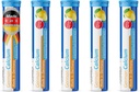 T & D Tysk Calcium 500 mg - 100 Vegansk drik Effervescent tabletter - Lemon Lime Flavor - Made in Germany