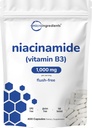 Vitamin B3 Niacinamid 500 mg per kapsel, 400 Kapsler 124; 1.000mg Flush Free Niacin Per Servering, Essential B Vitamin Supplementér 124; Hud Care Sundhed & Energistøtte