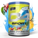 Cellucor C4 Sport Strength Pre Workout Powder - NSF Certified for Sport - Beta- Alanine, Creatin, 200mg Kaffein - Sukker Free Energy Supplement for mænd og kvinder - Hawaii Punch Berry Blue, 20 Servere