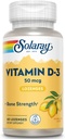 SOLARAY-vitamin D3 Lozenges 50mcg - 2000IE D3 Vitamin - Stærke knogler, muskel og immunforsvar - Natural Lemon Flavor - Lab Verified, 60- dag garanti - 60 Servere, 60 Lozenges