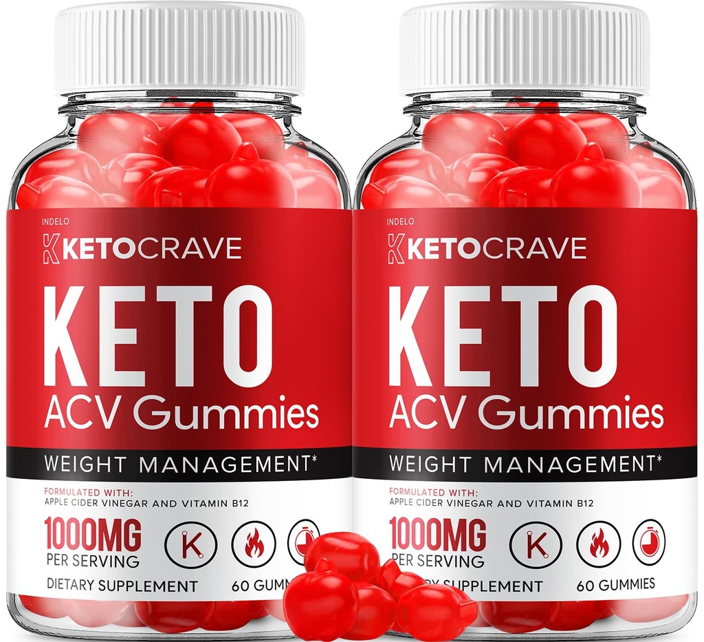 (2 Pack) Crave Keto ACV Gummies - Advanced Formel Crave Keto Plus ACV Weight Management Gummies Apple Cider Vincious Crave ACV Gummies Kosttilskud Anmeldelser Mænd Kvinder (120 Gummies)