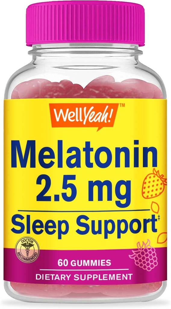 WellYe 2, 5 mg Melatonin Gummies - 60 Greve