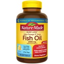 Nature Made Burp Mindre Ultra Omega 3 Fish Oil Supplements, 1400mg Fish Oil Omega 3 Supplements as Ethyl Esters for Sund Heart Brain Eyes Support, One Per Day, 90 Softgels