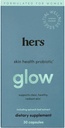 Hendes Glow Supplement - kvinders probiotiske supplement til hud - understøtter klar, strålende hud - Gluten fri, ikke-GMO, vegetar - 30 kapsler