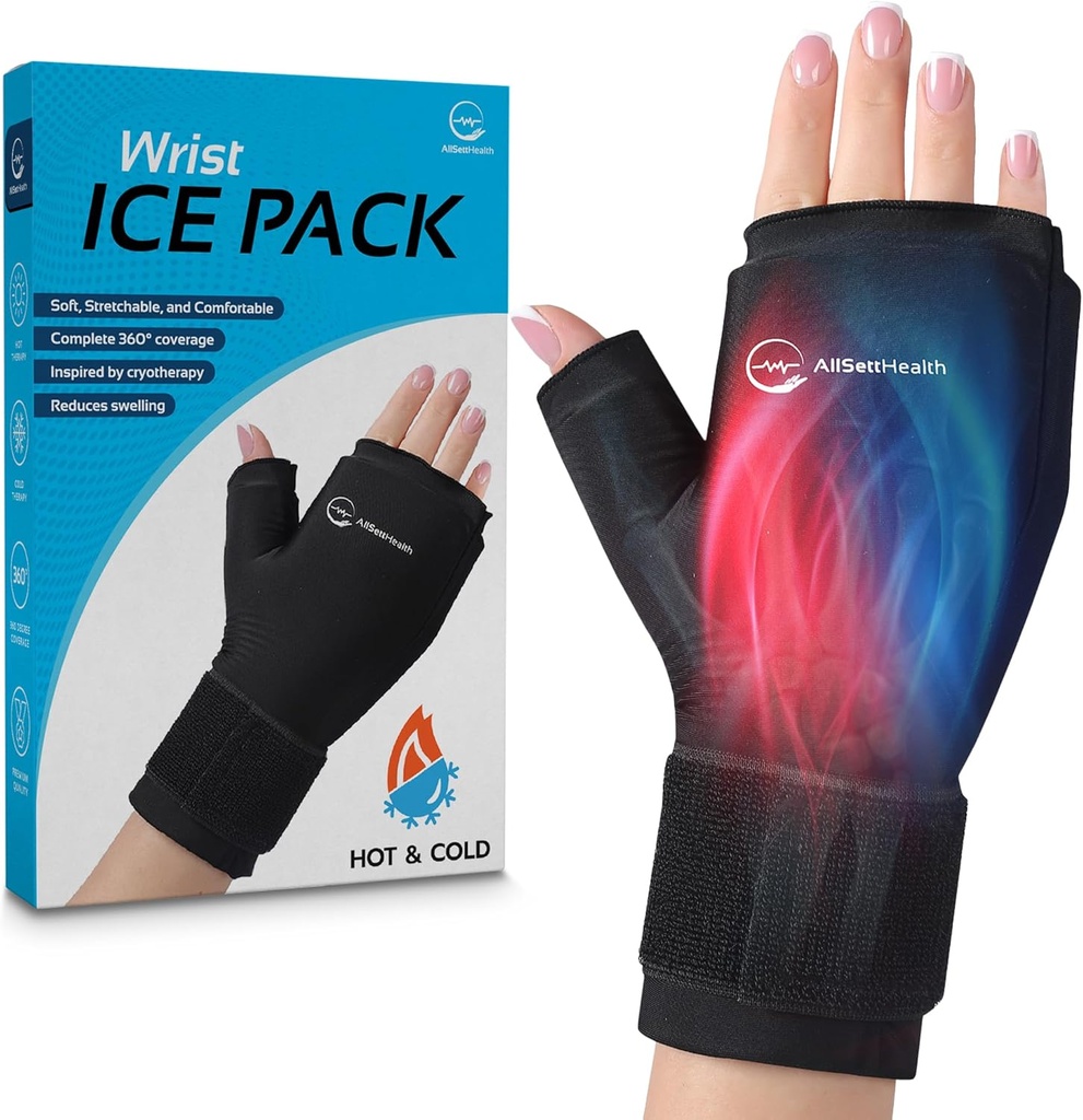 Arthrist Ice Pack Wrap - Hot and Cold Gel Thumb & Hand Ice Pack Glove for Arthritis Relief