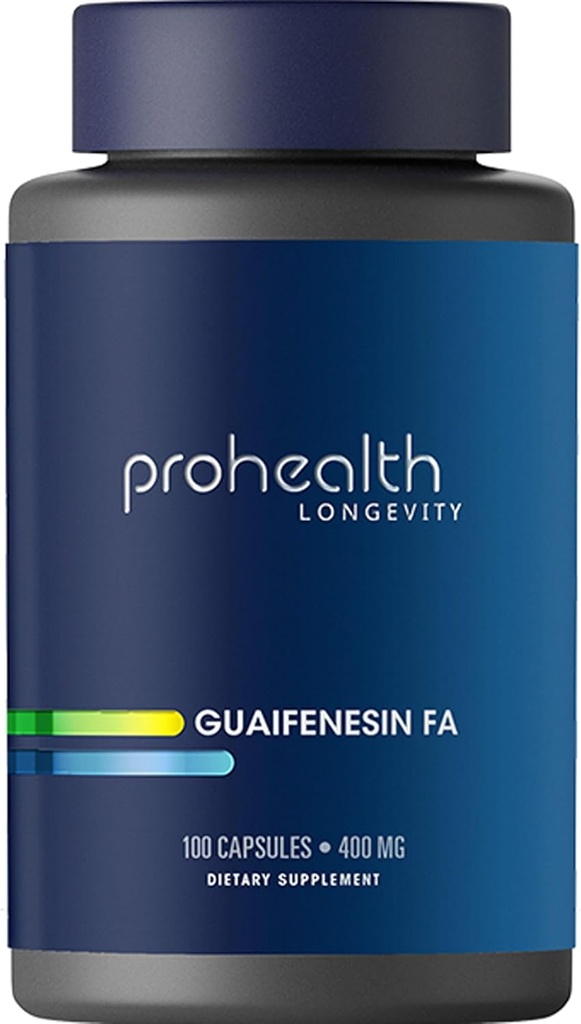 ProHealth Guaifenesin FA (100 kapsler, 400 mg)