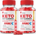 (2 Pack) Lifetime Keto Max Gummies - Official Formula, Vegan, Non GMO - Lifetime Keto Plus acc Gummies, Life Time Gummies with Lifetime Gummies , Vitamin B12, Beet Root, Pomegranate (60 Gummies)