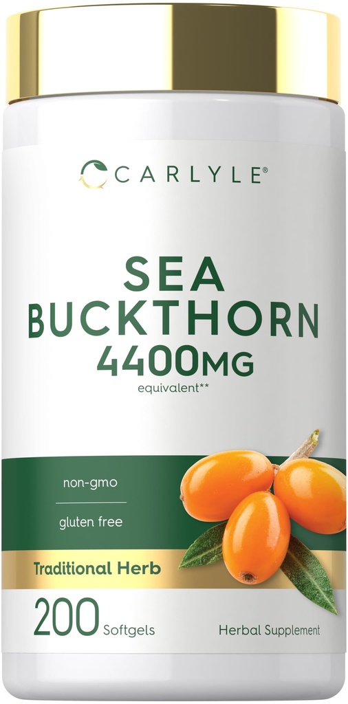 Carlyle Sea Buckthorn Oil Capsules 4400mg