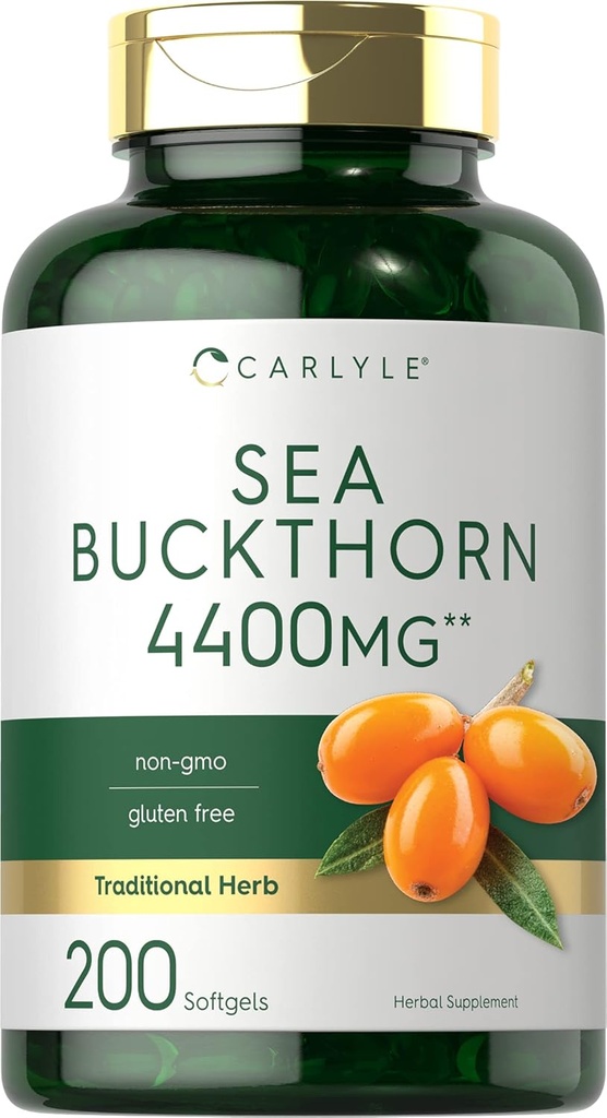 Carlyle Sea Buckthorn Oil Capsules 4400mg