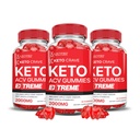 Justified Laboratories (3 Pack Keto Crave Keto ACV Gummies Extreme 2000MG Keto Crave Keto Gummies Advanced Formel Apple Cider Vinagar med Pomegranate Beet Juice Powder B12 Vegan Non GMO 180 Gummys