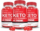 Justified Laboratories (3 Pack Keto Crave Keto ACV Gummies Extreme 2000MG Keto Crave Keto Gummies Advanced Formel Apple Cider Vinagar med Pomegranate Beet Juice Powder B12 Vegan Non GMO 180 Gummys