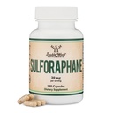 Sulforaphane Supplement - 20 mg sulforaphane per servering (120 kapsler) Potent Broccoli Extract for Sund Aging (afledt af Broccoli spirer, Vegan Safe) af Dobbelt Træ