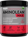 AminoLean MAX Natural Pre Workout - Intense Energy, Massive Pumps, Laser Focus med naturlig koffein, Nitrogenoxid, Beta Alanin, BCAA, Nootropics, 25 Serv