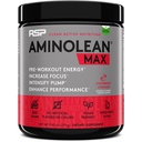AminoLean MAX Natural Pre Workout - Intense Energy, Massive Pumps, Laser Focus med naturlig koffein, Nitrogenoxid, Beta Alanin, BCAA, Nootropics, 25 Serv