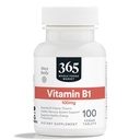 365 af Whole Foods Market, Vitamin B1 100mg, Vegan, 100 tabletter
