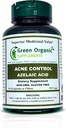 Grøn Økologisk Kosttilskud Acne, Azelaic Acid, 90 VCs, High Absorbable, Non- GMO, Gluten- Free, (Single)