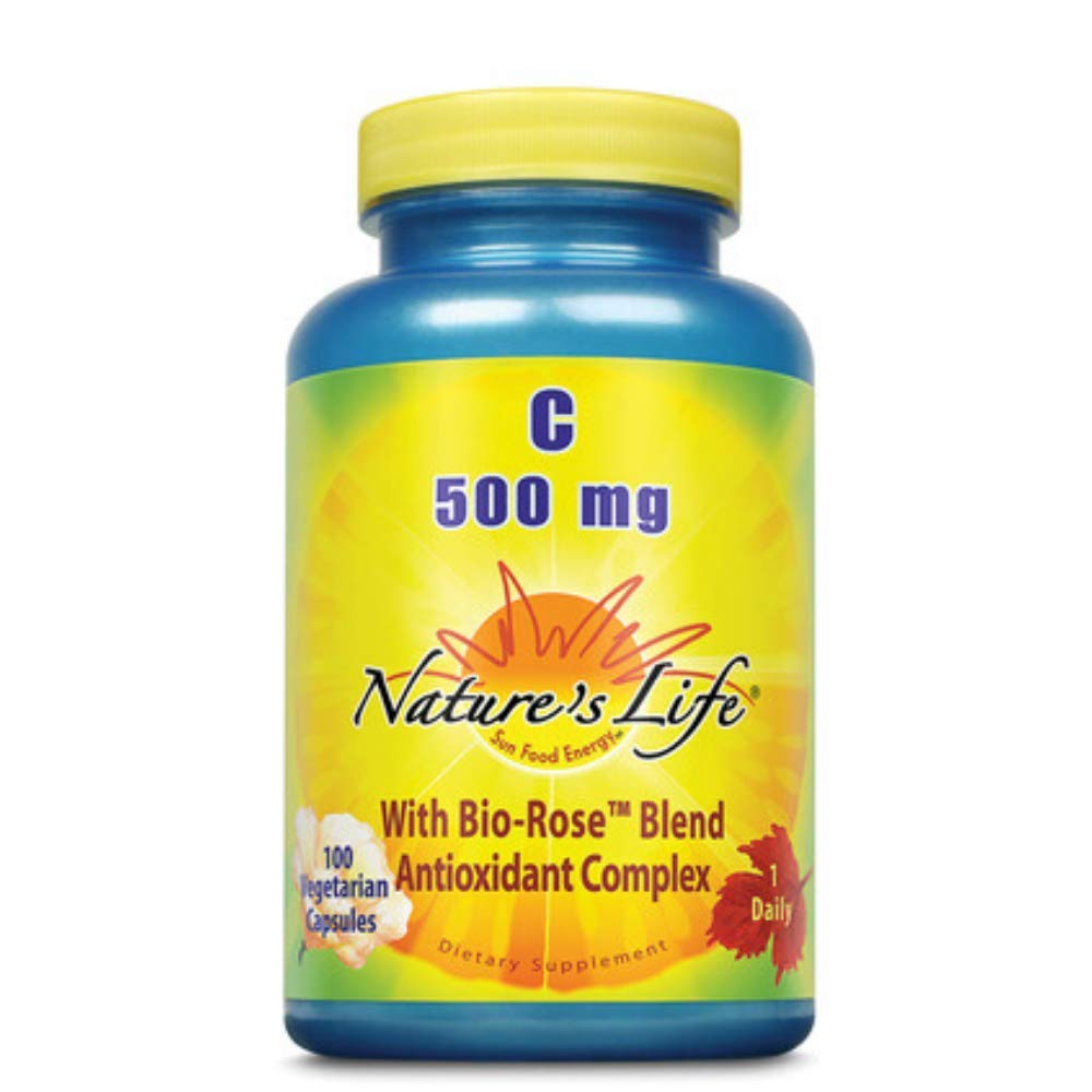 Nature 's Life Vitamin C, 500 mg Caps