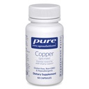 Ren indkapsling Kobber Glycinate 60 's - 2 mg Kobber supplement, Understøtter Red Blood Cell Dannelse * - Aids Energy Metabolisme - Non- GMO & Vegan - 60 kapsler