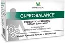 Mannatech Prebiotics and Probiotics, 30 Slimsticks, Yoghurt Flavor, GI- ProBalance w / MannaBiotic Blend, Pre and Probiotics Powder for Gut Health, w / 8 Stammer, Rich Prebiotic Fiber & 50 Millioner CFU