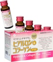 FINE JAPAN Hyaluron & Collagen Plus - Flydende kollagen supplement med C-vitamin, Hyaluronsyre, Pearl Coix, understøtter hudhygiejne, Elasticitet, Hår & Nail Sundhed - Made in Japan, 17 fl oz