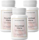 Nourised Mama Prenatal Multi Vitamin - Vegansk Multivitamin til Preconduction, Graviditet, Postpartum og Amning Support - Iron- Free with Metyled Folate & High Dosis Cholin - 270 Kapsler