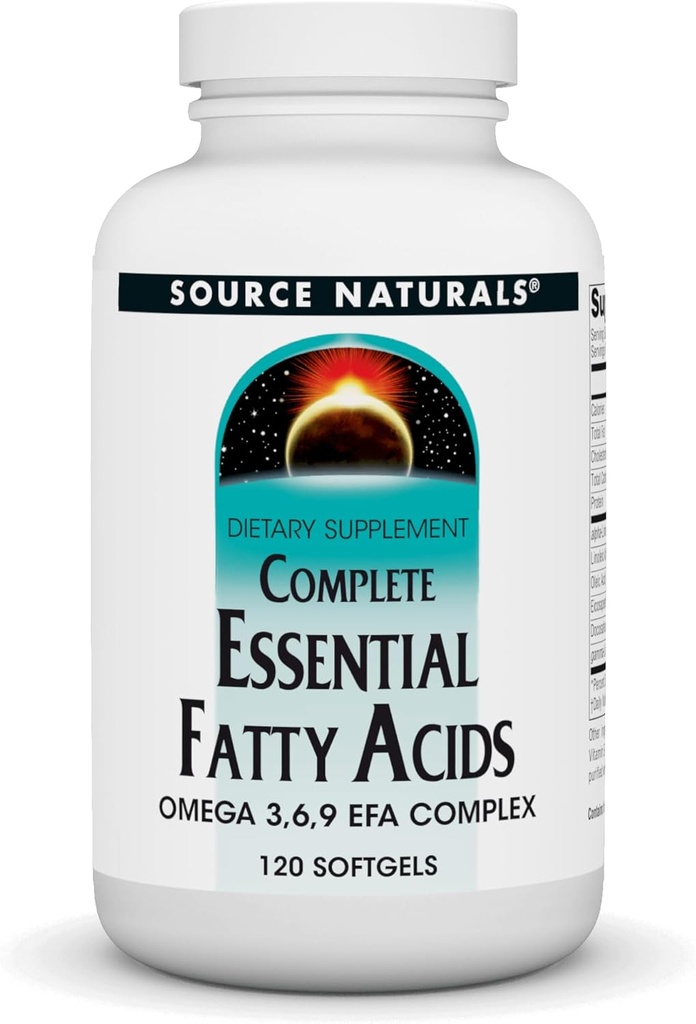 Kilder Naturals Komplette Væsentlige Fedtsyrer, Omega 3,6,9 EFA Complex - 120 Softgels