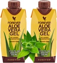 Forever Living Aloe Vera Gel ® Minis (330ml / 11.15oz Hver) 99,7% Pure Indre Leaf Aloe Vera Gel, Ingen Tilføjet Preservativer. Glutenfri (pakke med 2)