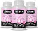 Lactastic ® Perfect Start Bundle - Højpotens Økologisk Amning Kosttilskud - Milkologi, Milkcraft & Milk Bliss - 210 Veganske Kapsler