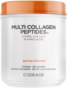 Codeage Multi Collagen Protein Powder Peptider, Hydrolyzed Collagen til kvinder & mænd, Collagen Kosttilskud, Grass Fed Bone Broth, 2-måned Supply, Unflavored, Type 1, 2, 3, 5 & 10, Non- GMO - 20 OZ