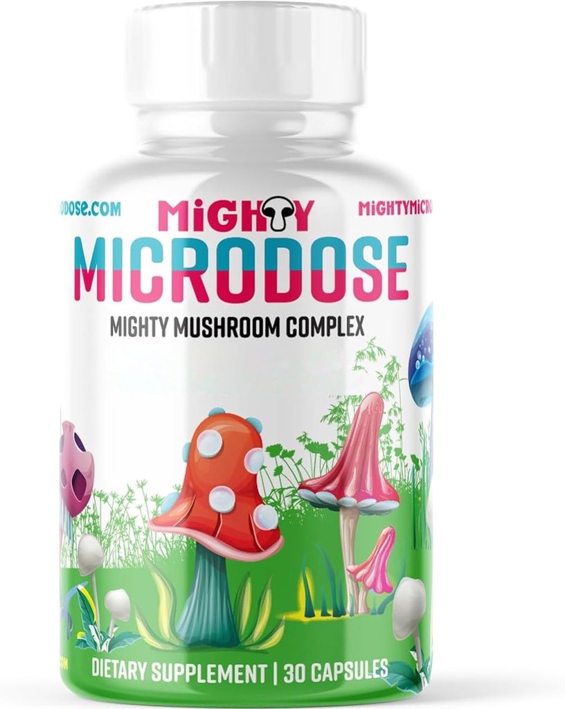 5-Mushroom Nootrop Blend - 30 kapsler, Tyrkiet Tail, Reishi, Maitake Mushroom Uddrag med High Beta Glucan, & Lion Mane Mushroom Supplement Kapsler, Funktionelle Mushrooms Urtetilskud